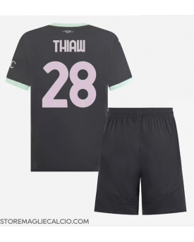 AC Milan Malick Thiaw #28 Maglia Gara Terza Repliche 2024-25 Bambino